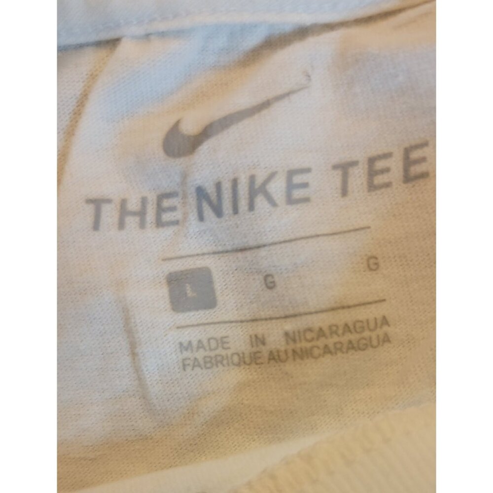 Nike CrewneckShirt Mens Short Sleeve XL Black Swoosh Lightweight Cotton - Picture 6 of 6